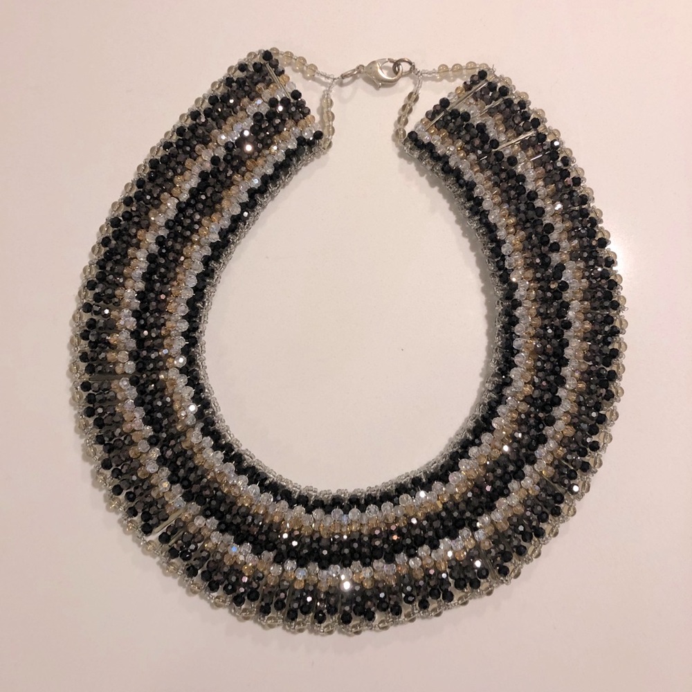 Beaded statement necklace